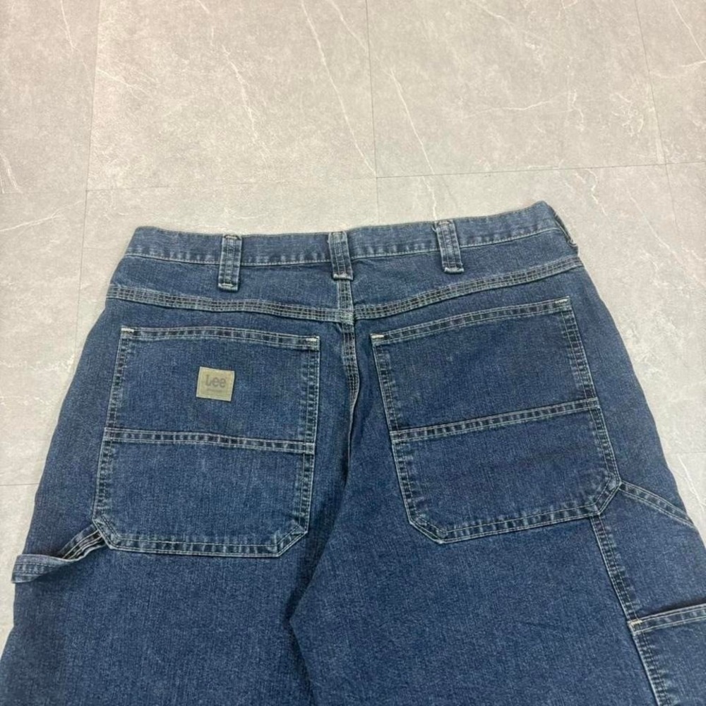 Lee blue denim carpenter jorts Size 36" #skater #denim - Picture 2 of 7